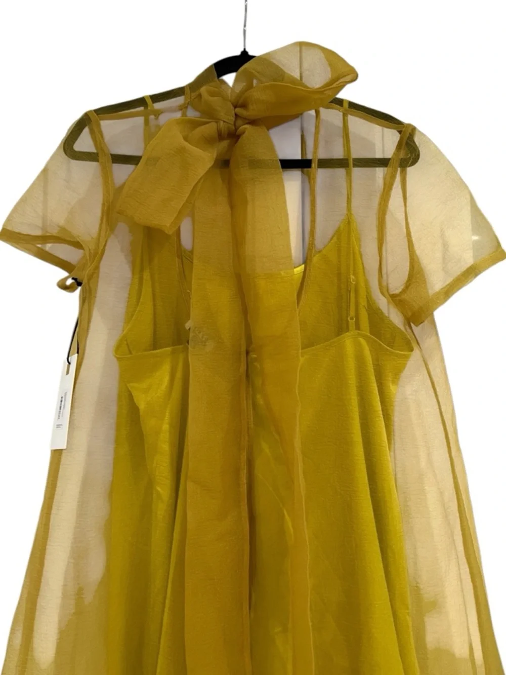 STAUD Calluna Maxi Dress in Chartreuse - Picture 6 of 10